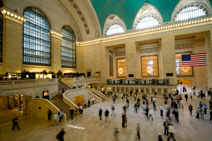 The grandeur of Grand Central Terminal.